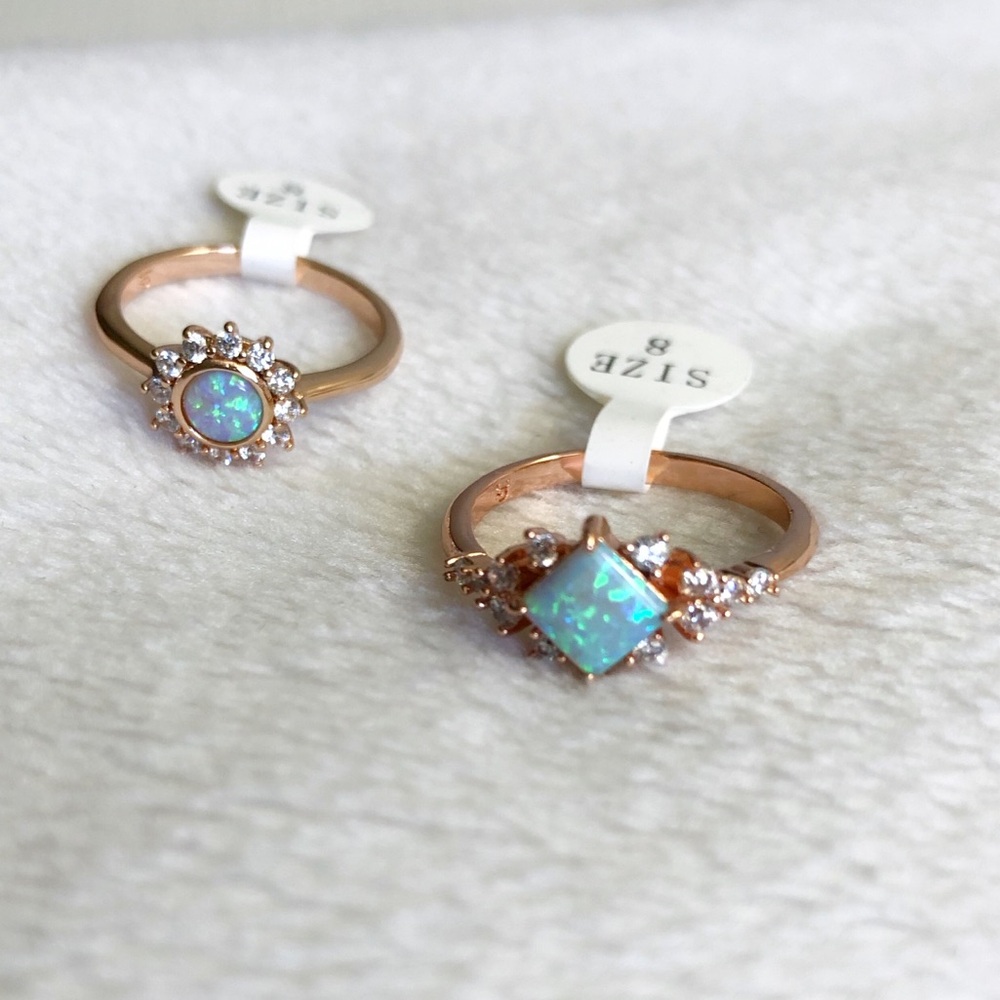 Set of rings (Size 8) - Fragrant Jewels